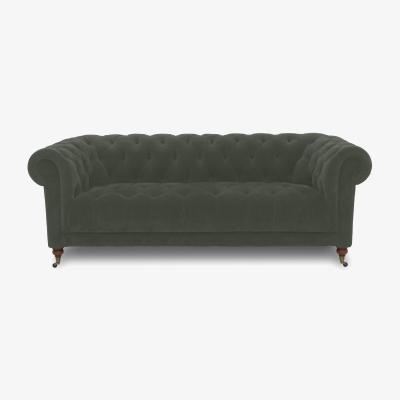 Furniture Village Columbus Fabric 3 Seater Sofa with Castors