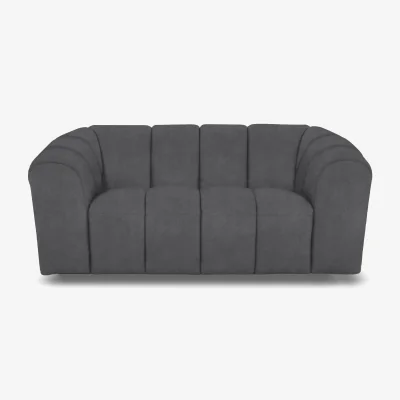 Furniture Village Rhianna 2 Seater Fabric Sofa - Manhattan Charcoal
