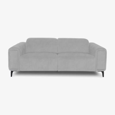 Furniture Village Elphaba Fabric 3 Seater Sofa with Storage Arms - Dexter Smoke