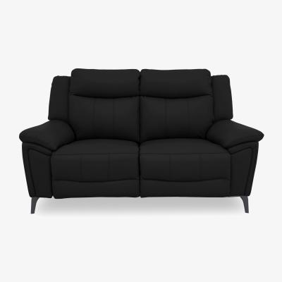 Furniture Village Panache Leather 2 Seater Sofa with Power Recliner
