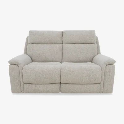 Furniture Village Comfort Story - Chill Fabric 2 Seater Power Recliner Sofa - Mink
