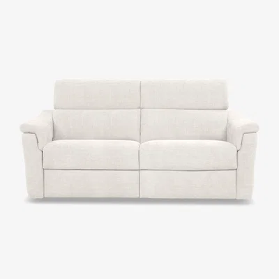 Furniture Village Nicoletti - Bella 2 Seater Fabric Recliner Sofa with Headrests and Power Lumbar