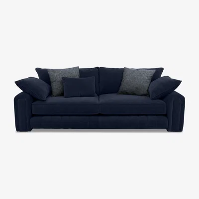 Furniture Village Retreat 4 Seater Fabric Sofa - Aston Navy