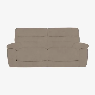 Furniture Village Comfort Story - Nimbus 3 Seater Fabric Power Recliner Sofa - Light Khaki