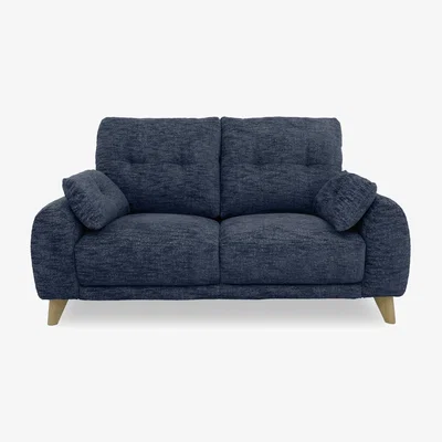 Furniture Village Malmo Fabric 2 Seater Sofa - Dark Denim