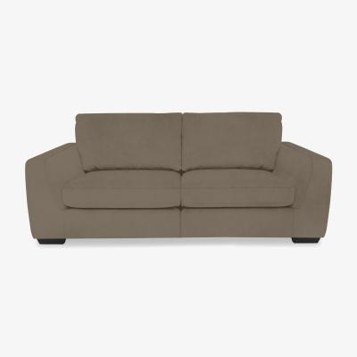 Furniture Village Dinky Fabric 3 Seater Power Recliner Sofa - Opulence Cedar