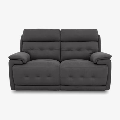 Furniture Village Brescia Fabric 2 Seater Sofa with Power Recliner - Anthracite