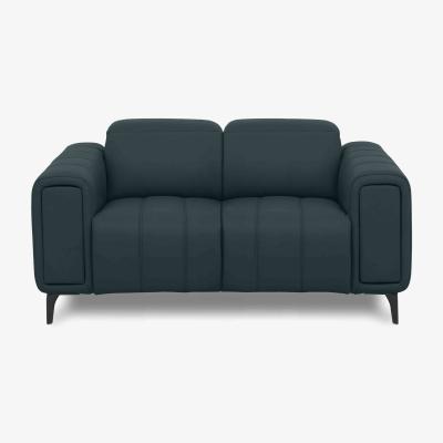 Furniture Village Elphaba Leather 2 Seater Sofa with Storage Arms