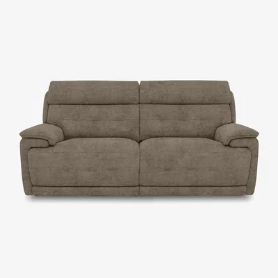 Furniture Village Brescia Fabric 3 Seater Sofa - R120 Light Khaki