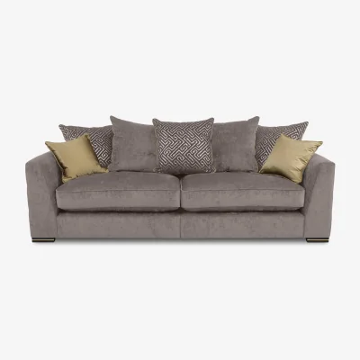 Furniture Village Bellissimo 4 Seater Split Frame Scatter Back Sofa