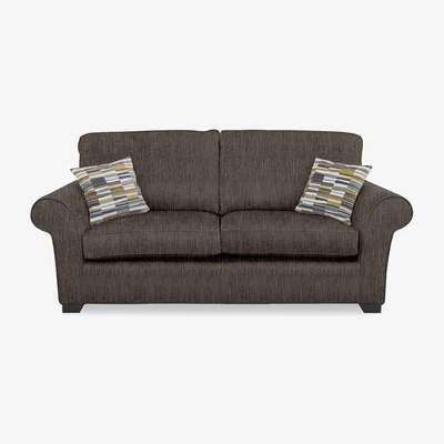 Furniture Village Hedingham 3 Seater Sofa - Espresso