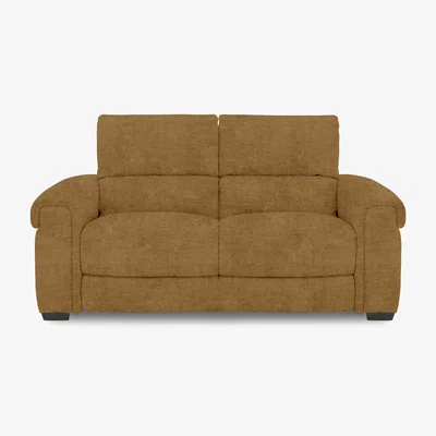 Furniture Village Nixon Fabric 2 Seater Sofa - Honey Yellow