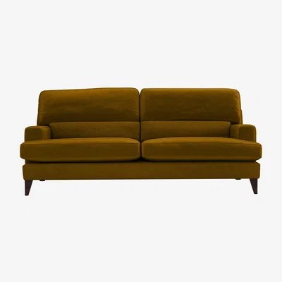 Furniture Village The Lounge Co. - Romilly 4 Seater Fabric Sofa - Honey Mustard