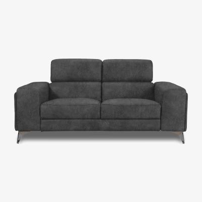 Furniture Village Action Fabric 2 Seater Sofa - Marble Dark Grey
