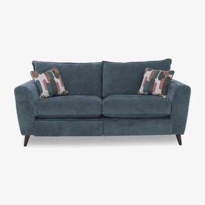 Furniture Village Sofia 3 Seater Fabric Sofa with Power Recliner