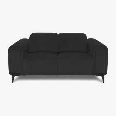 Furniture Village Elphaba Fabric 2 Seater Sofa with Power Recliner with Storage Arms