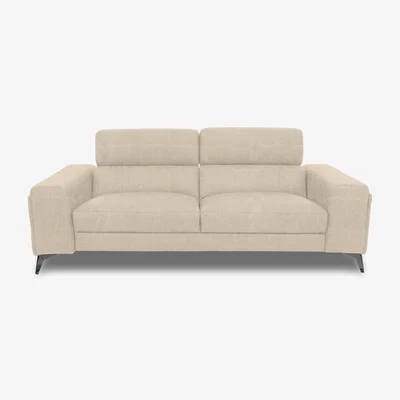 Furniture Village Action Fabric 3 Seater Sofa - Weave Oatmeal