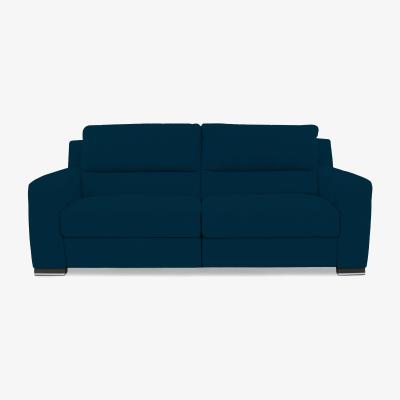Furniture Village Viali Fabric 3 Seater Sofa with Power Recliner - Velvet Sky