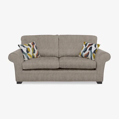 Furniture Village Hedingham 3 Seater Sofa - Latte