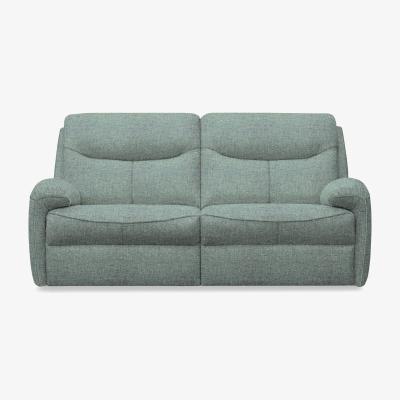 Furniture Village G Plan - Amesbury Fabric 3 Seater Sofa with Power Recliner - Dapple Kingfisher