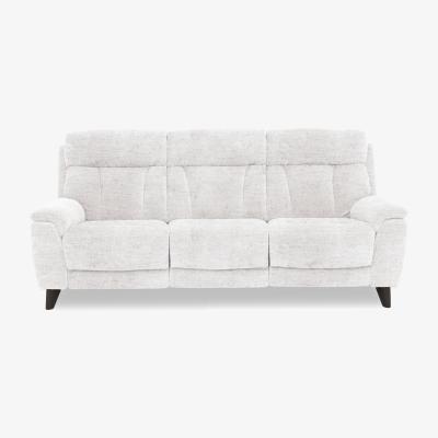 Furniture Village Dreamer Fabric 3 Seater Power Recliner Sofa - Frost