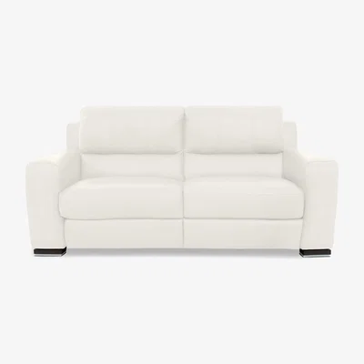 Furniture Village Viali Leather 2 Seater Sofa with Power Recliner