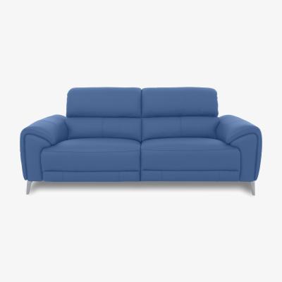 Furniture Village Vino Leather 3 Seater Sofa