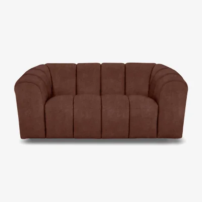 Furniture Village Rhianna 2 Seater Fabric Sofa - Manhattan Burnt Sienna