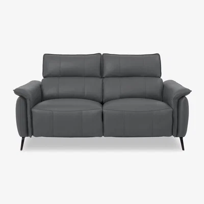 Furniture Village Jude Leather 2 Seater Sofa