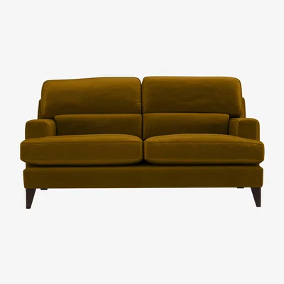 Furniture Village The Lounge Co. - Romilly 2.5 Seater Fabric Sofa - Honey Mustard