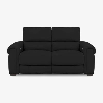 Furniture Village Nixon Fabric 2 Seater Sofa with Power Recliner - Panther Grey
