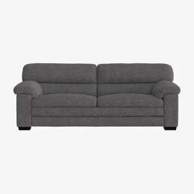 Furniture Village Cozee Fabric 3 Seater Sofa - Iron