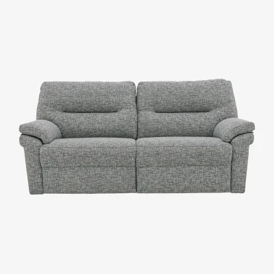Furniture Village G Plan - Seattle 3 Seater Fabric Sofa - No Recliner - Remco Light Grey