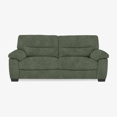 Furniture Village Hetty 3 Seater Fabric Sofa - Olive Green
