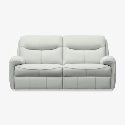 Furniture Village G Plan - Amesbury Leather 3 Seater Sofa - Oxford Chalk