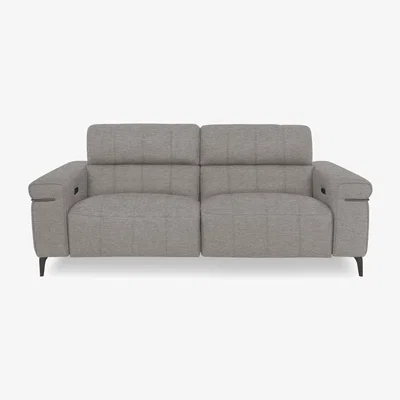 Furniture Village Homestage Fabric 3 Seater Power Recliner Sofa with Power Headrests - Wild Dove