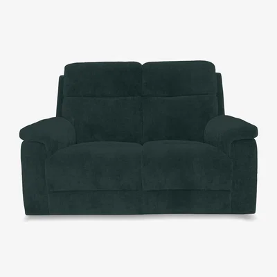 Furniture Village Raven Fabric 2 Seater Sofa - Bottle Green