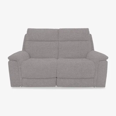 Furniture Village Comfort Story - Chill Fabric 2 Seater Power Recliner Sofa - R27 Pewter