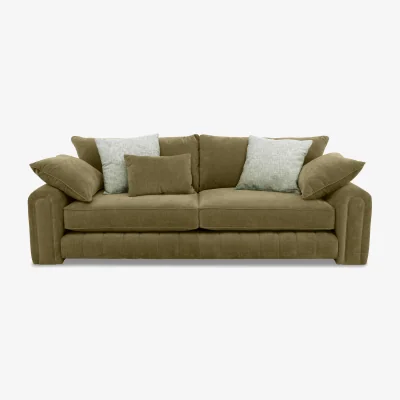 Furniture Village Retreat 4 Seater Fabric Sofa - Sage
