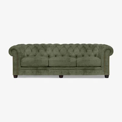Furniture Village At The Helm - Shackleton 4 Seater Fabric Chesterfield Sofa