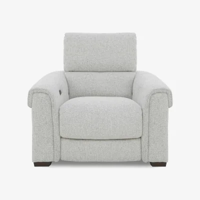 Furniture Village Nixon Fabric Power Recliner Chair - Oyster - Sofas and Armchairs - In Time for Christmas