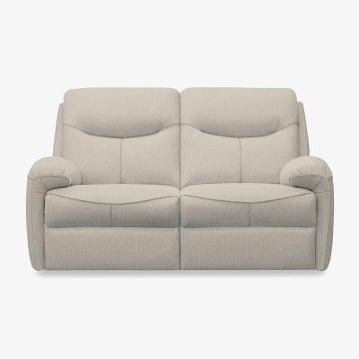 Furniture Village G Plan - Amesbury Fabric 2 Seater Sofa with Power Recliner - Nebular Pebble