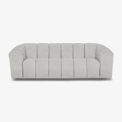 Furniture Village Rhianna 3 Seater Fabric Sofa - Manhattan Stone