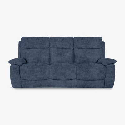 Furniture Village Echo 3 Seater Fabric Sofa - Dark Denim