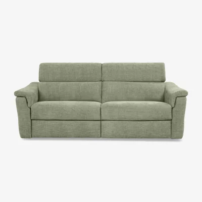 Furniture Village Nicoletti - Bella 3 Seater Fabric Power Recliner Sofa with Power Headrests