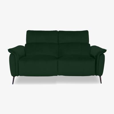 Furniture Village Jude Fabric 2 Seater Sofa - Bottle Green