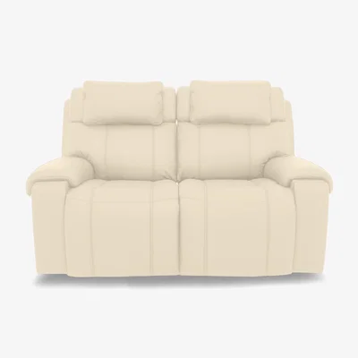 Furniture Village World of Leather - Hollywood Leather 2 Seater Sofa - Frost