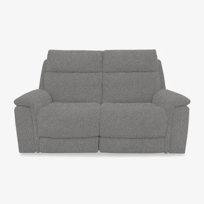 Furniture Village Comfort Story - Chill Fabric 2 Seater Power Recliner Sofa - Haze