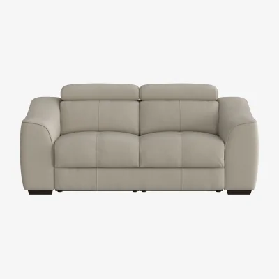 Furniture Village World of Leather - Elixir 2 Seater HW Leather Sofa with Power Recliner - Feather