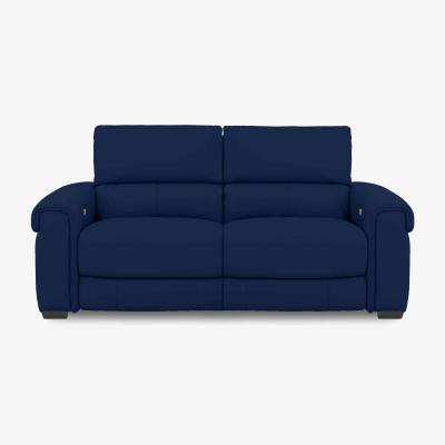 Furniture Village Nixon Fabric 3 Seater Sofa with Power Recliner - Navy